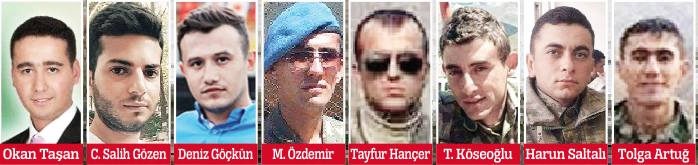 İşte kahraman şehitlerimiz